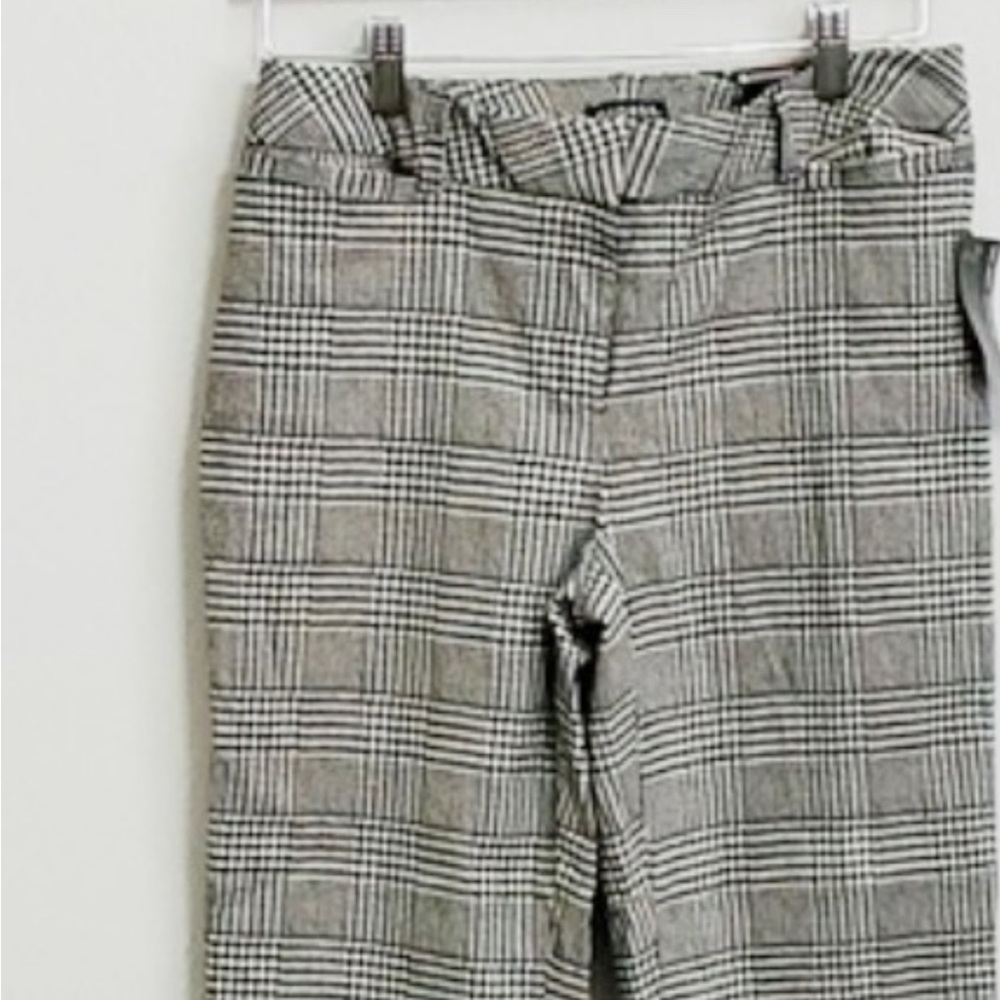 George Black and White Checkered Pants